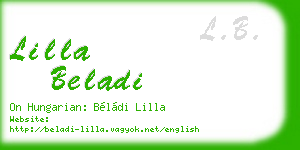 lilla beladi business card